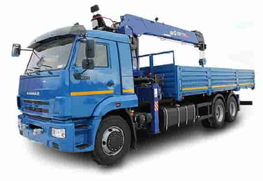 Аренда манипулятора КАМАЗ 65117 борт 10 тонн, стрела 8 тонн