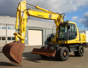 Аренда колесного экскаватора без гидромолота Komatsu 170