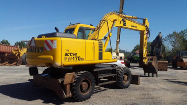 Аренда колесного экскаватора без гидромолота Komatsu 170