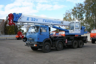 Автокран 32 тонны 31 метр Галичанин