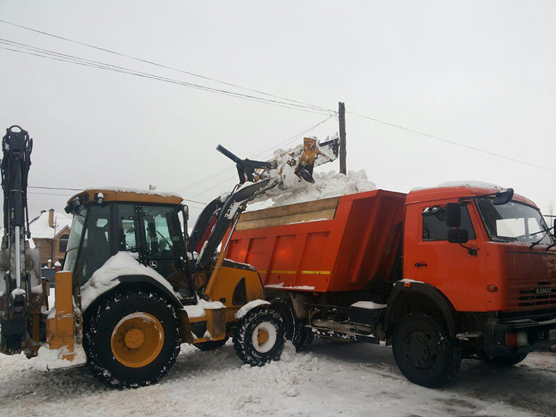 Вывоз снега цена